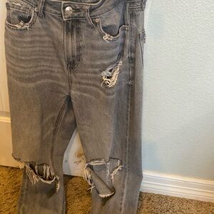 Grey American eagle jeans